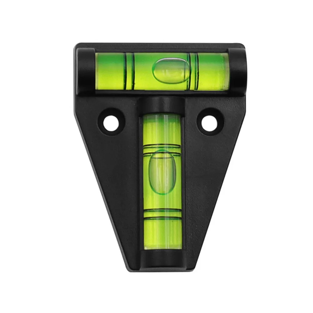 Оранжевый/черный мини-спиртовой уровень пластиковый треугольный прочный