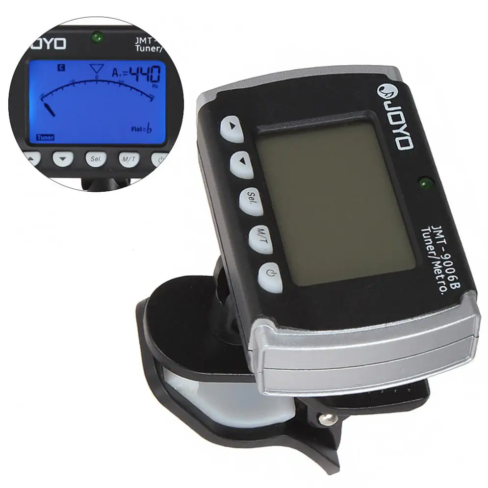 ЖК тюнер дисплея JOYO JMT 9006B с подсветкой и метроном для гитары/скрипки/бас|Детали