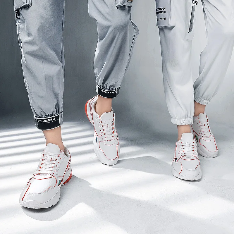 

Sneaker Male Sneakers Casual Shoes Men's 2020 Fashion Men Sport For Leisure Fashionable Sports Summer White