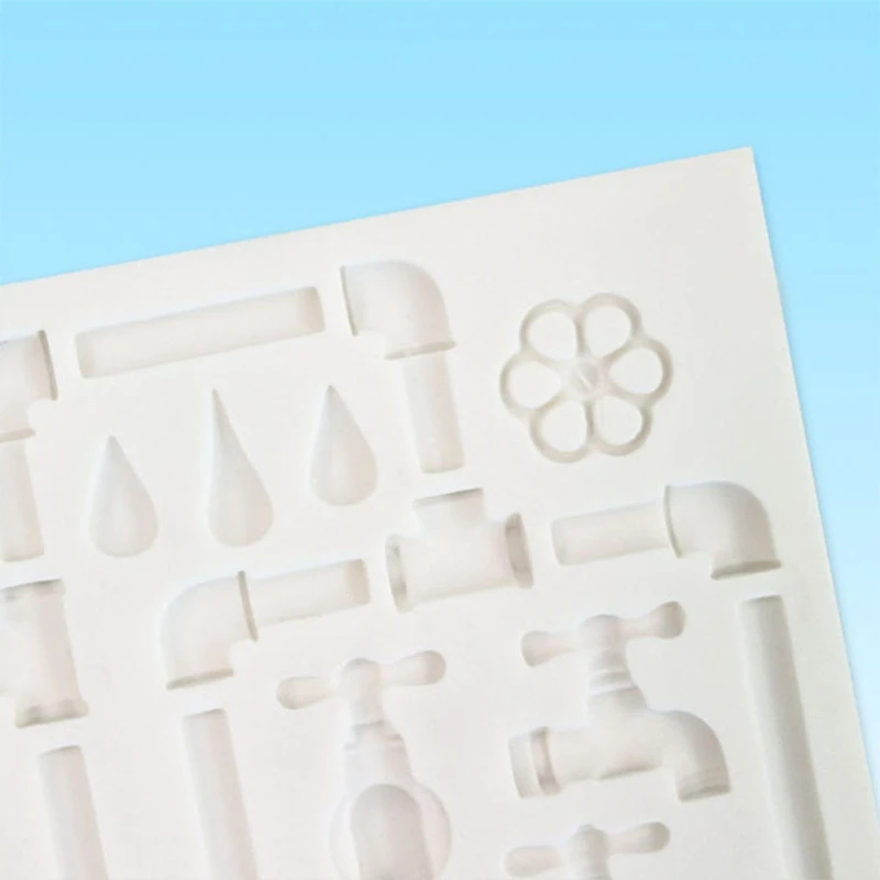 

Mini Water Tap Chocolate Candy Silicone Mold Tap Cake Soap Plaster Epoxy Resin Casting Mold Faucet Resin Mold Craft Tool NEW