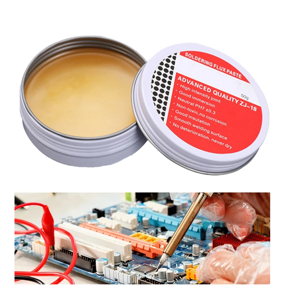 

10g/50g Soldering Paste Mild Rosin Environmental Soldering Paste Flux For PCB IC Parts Welding Soldering Gel Tool Metalworking