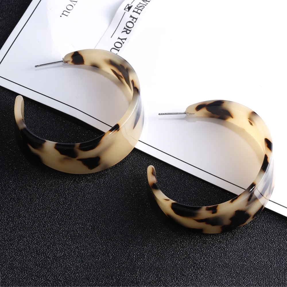 SOHOT Новое поступление Япония Южная Корея дикие женские большие круглые серьги