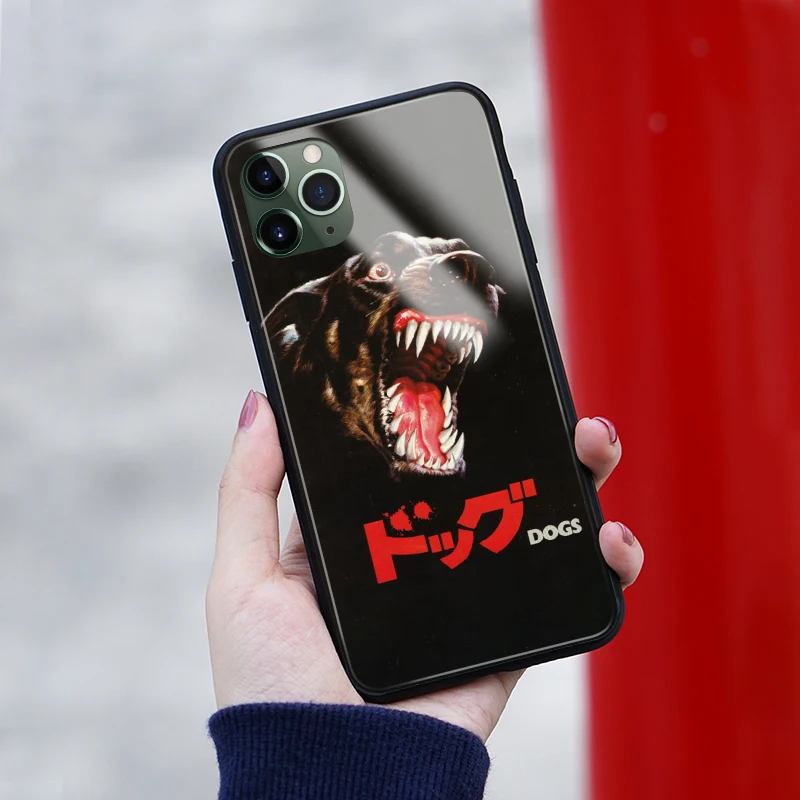 Чехол-накладка для iPhone 6 6S 7 8 Plus X XR XS 11 Pro Max силикон с постером японской собаки из