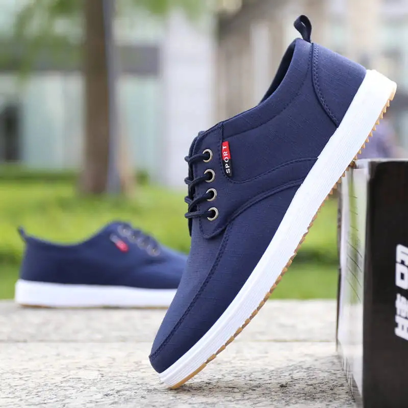 2020 новые летние коричневые Мужская Обувь На Шнуровке повседневная обувь дышащая