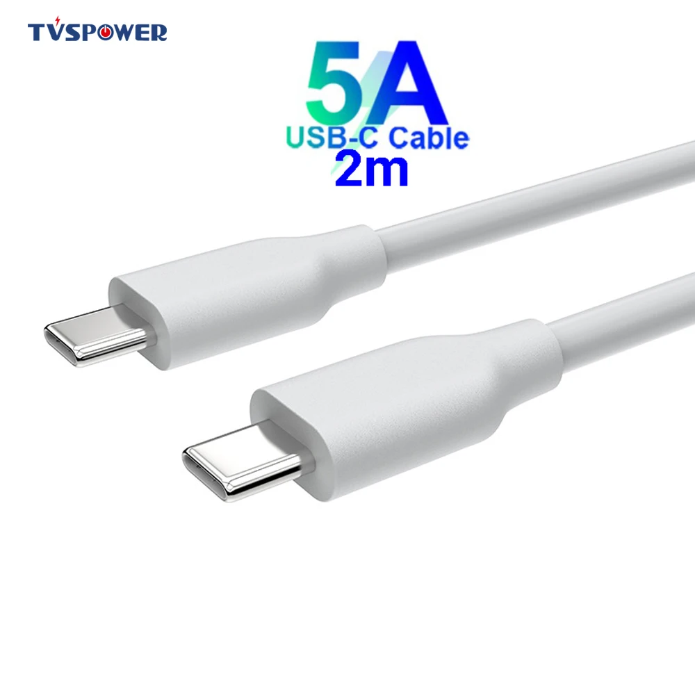 2 м 5A USB C к type C кабель папа-папа для Macbook Mac Pro Air 29 Вт/61 Вт/87 Вт 20,2 в 4.3A USB-C PD зарядное устройство Быстрая зарядка Шнур для передачи данных