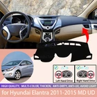 Замшевый защитный чехол для приборной панели для Hyundai Elantra 2011-2015 MD UD