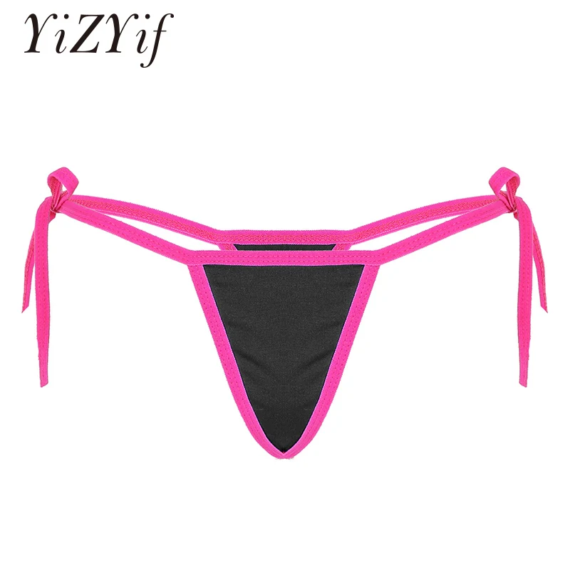 Женские мини бикини стринги эротическое микро белье нижнее с низкой талией Т