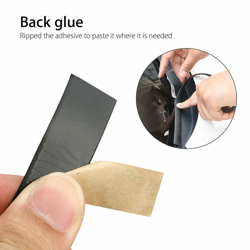 Клейкая универсальная резиновая уплотнительная лента 5 м 16 футов комплект