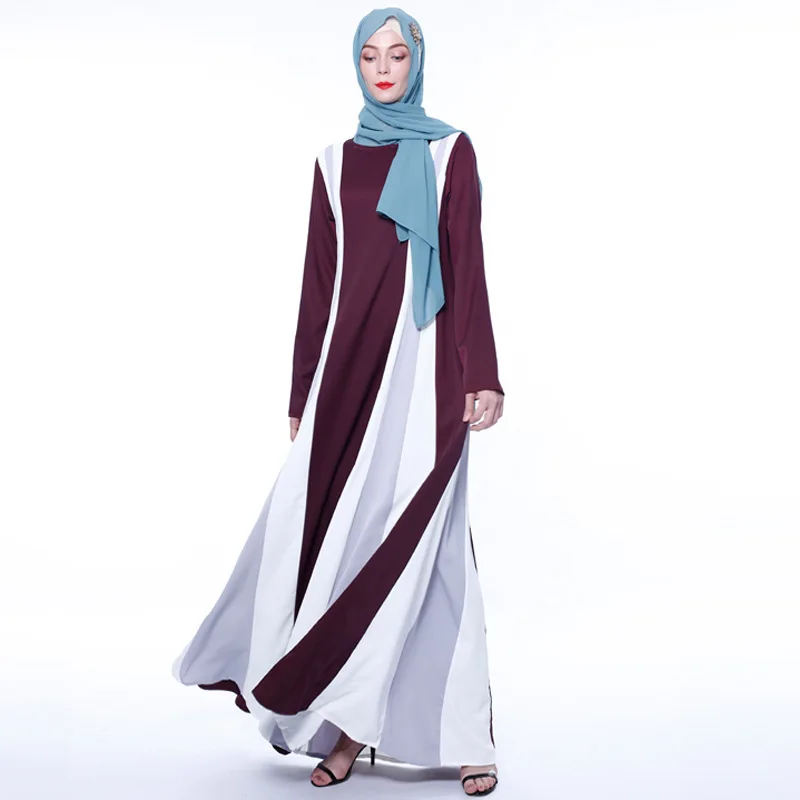 Мусульманское свободное Макси элегантное платье Abaya высокого качества в стиле