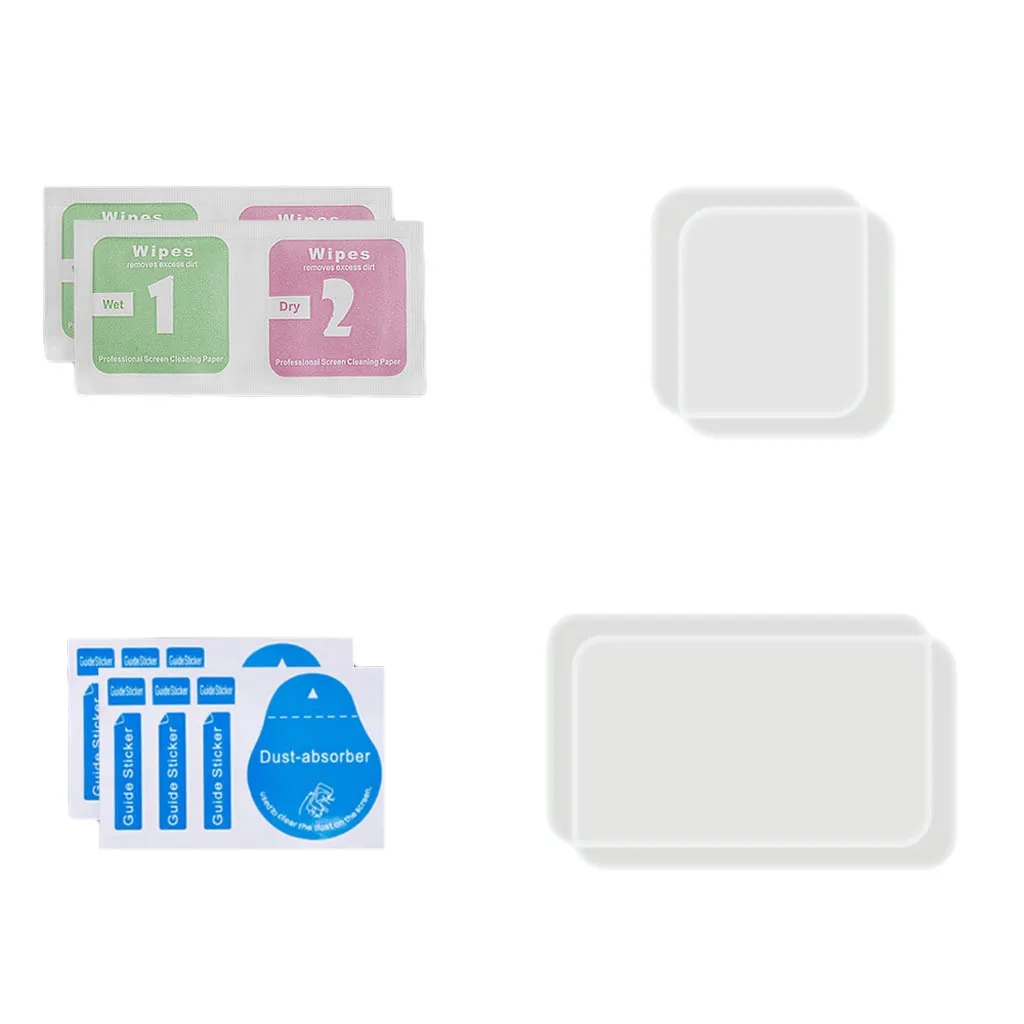 

Clear Front & Rear Screen Protector For 8 Black Camera Accessory