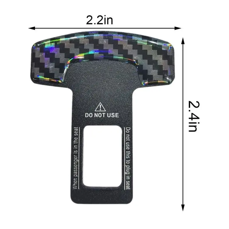 

DIY Black Seat Belt Car Alarm Stopper Eliminator Clip Safety Plug Buckle Warning Light