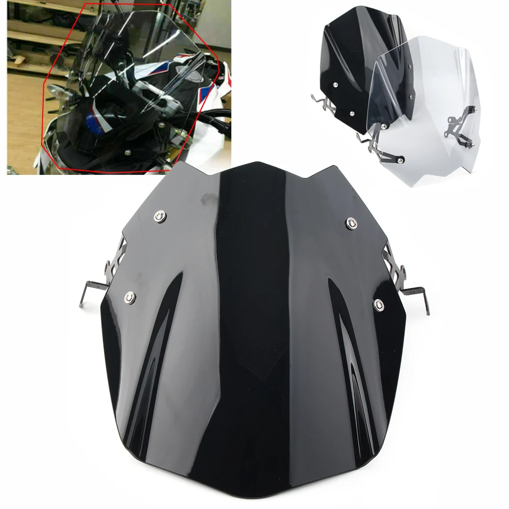 

Motorcycle ABS Plastic Windshield Windscreen Protector Covers Deflector Kits For BMW G310R 2017-2018