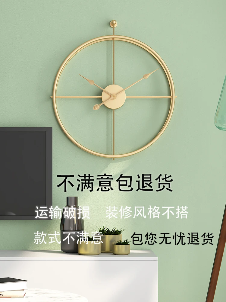 

Modern Design Minimalist Wall Clock Nordic Living Room Creative Oversized Wall Watch Fashion Luxury Home Decor Kitchen W6C