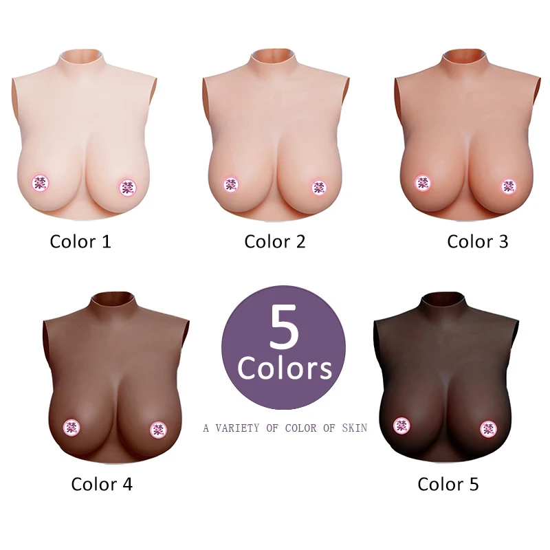 

Crossdresser Realistic Silicone Breast Forms Cotton Filling Fake Boobs Plate Tits Shemale Transgender Drag Queen Crossdressing