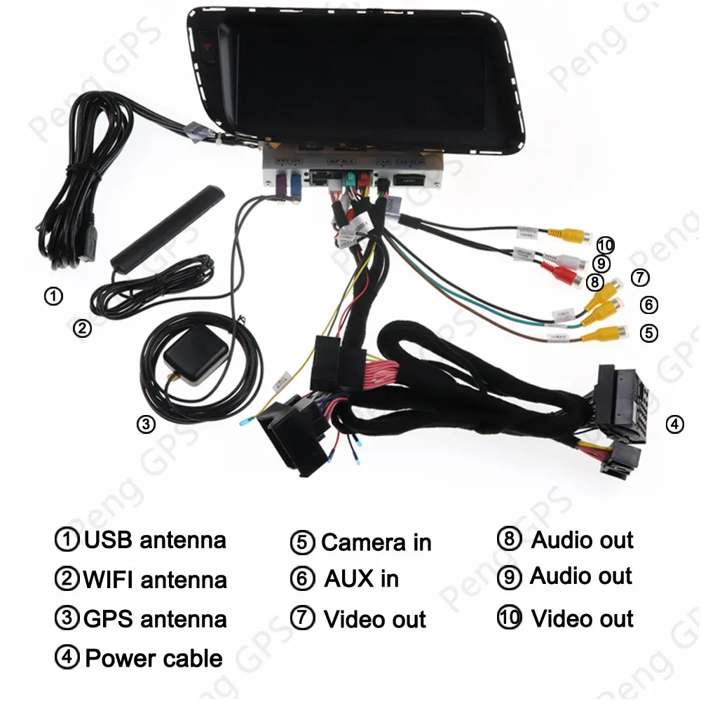 Android 9,0 DSP 4+ 32GB Автомобильный dvd-плеер мультимедийное радио для Audi Q5 2008- CIC Автомобильный gps навигатор