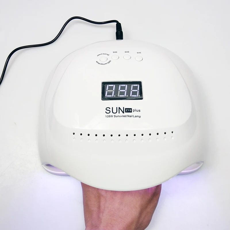 SUNZ19Plus лампа для ногтей 72 Вт высокой мощности Сушилка для ногтей 36 шт. светодиодный аппарат для маникюра с бусинами для отверждения всех типов клея для ногтей двойной светильник