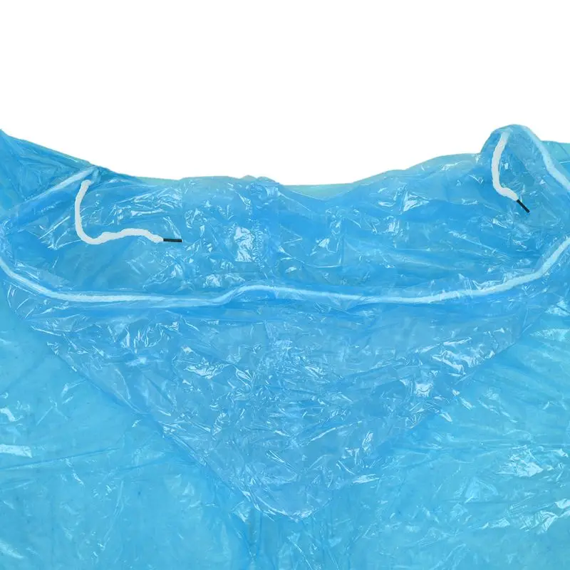 1 шт. одноразовое пластиковое аварийное водонепроницаемое дождевик для взрослых