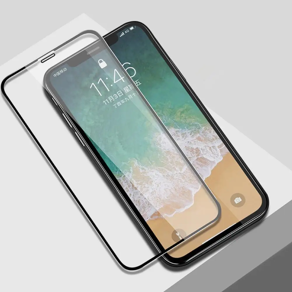 

Screen Protectors 9H Full Cover Tempered Glass Front Screen Protectors Film for iPhone 11 Pro Max Mobile Phone Accessories 2021