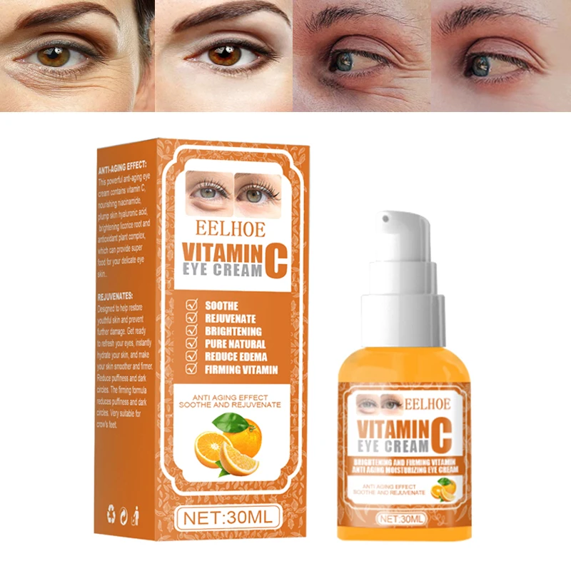 

30ml Vitamin C Face Serum Anti Aging Remove Dark Circles Whitening Essential Moisturizing Essence Skin Face Care Dropship
