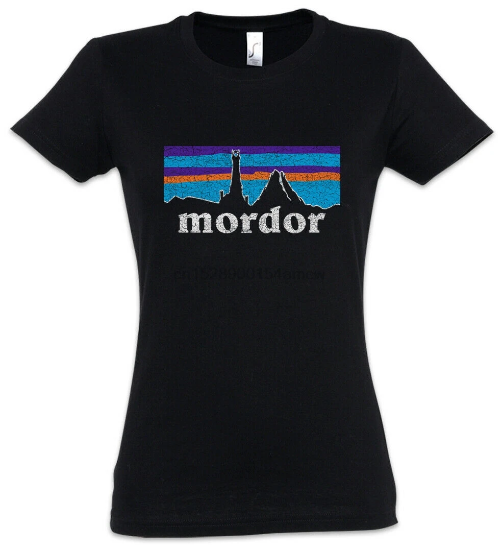 Mordor женская футболка Властелин Фродо Кольца Сэм Саурон символ знак Башня