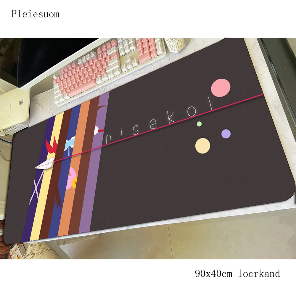 Коврик для мыши Nisekoi, высококачественный игровой коврик для мыши 90x40 см