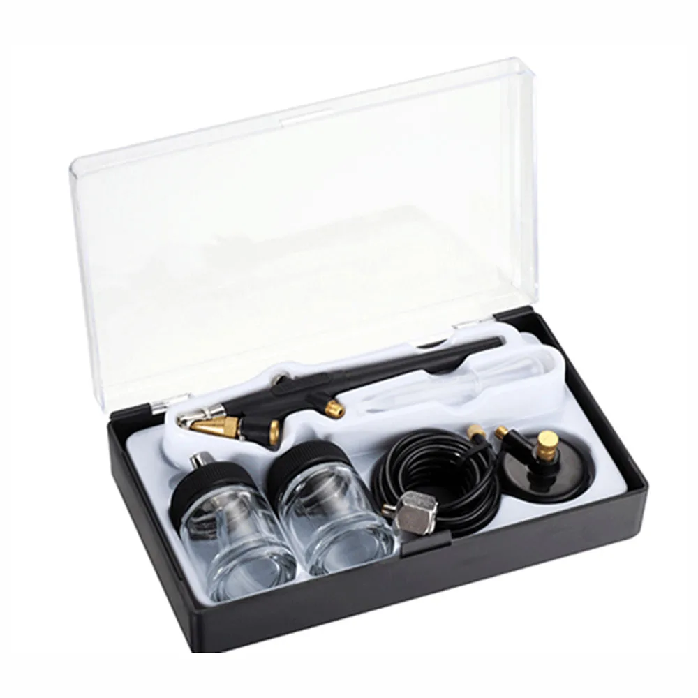 

Paint Spray Gun 0.8mm-Nozzle Professional Pneumatic Airbrush Set for DIY Model Making Art Painting Set Air brush Kit