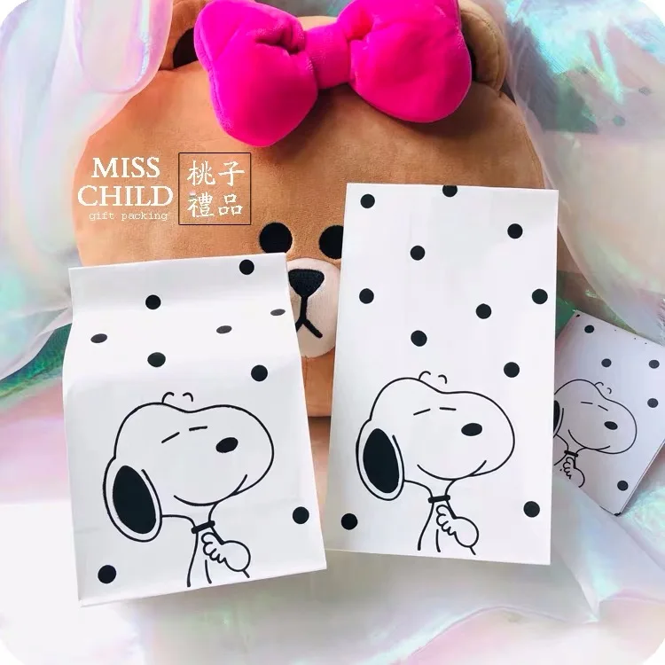2 шт Peanuts Rogue Dog пустые Мини бумажные пакеты крафт-Печать Подарочная Свадебная Упаковка вечерние Пригласительные открытки Сумки для хранения