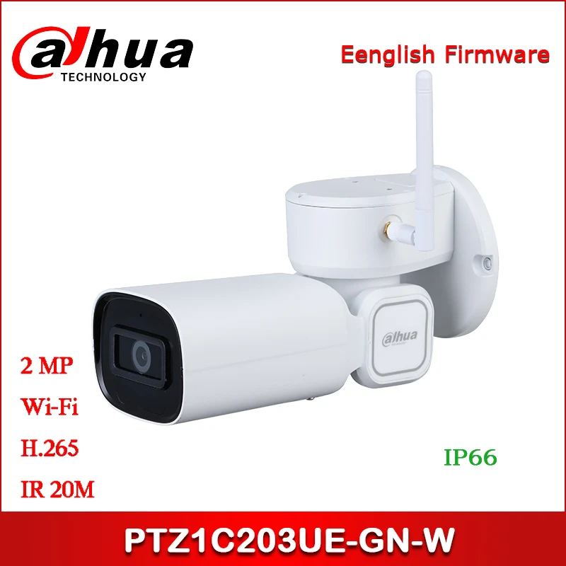 

IP-камера Dahua DH-PTZ1C203UE-GN-W 2MP 3X Starlight IR PTZ Wi-Fi Сетевая камера с поддержкой Wi-Fi 2,7 мм-8,1 мм объектив