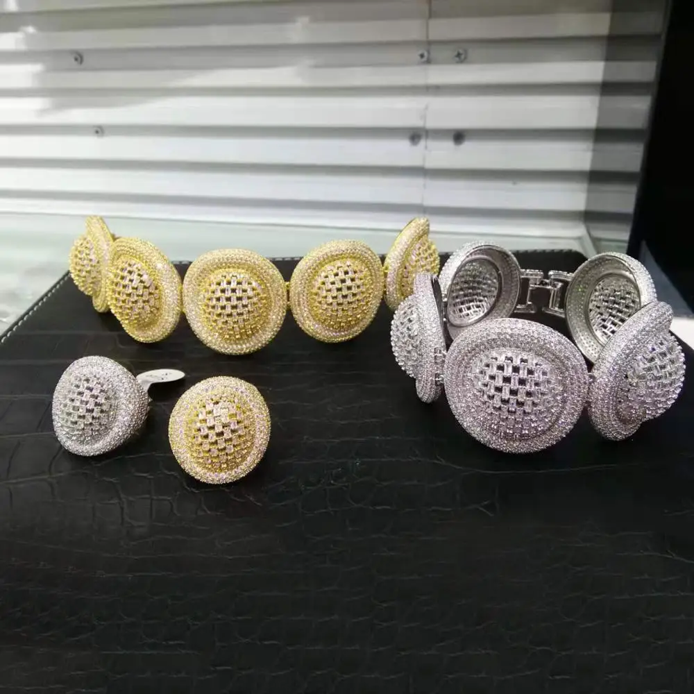 GODKI модный роскошный диск начальный набор украшений для женщин свадьбы AAA