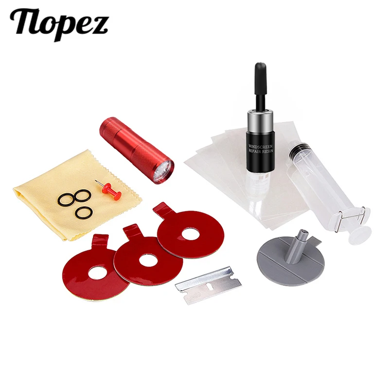 Набор для Ремонта Лобового Стекла D5 комплект из резины удаления трещин и царапин