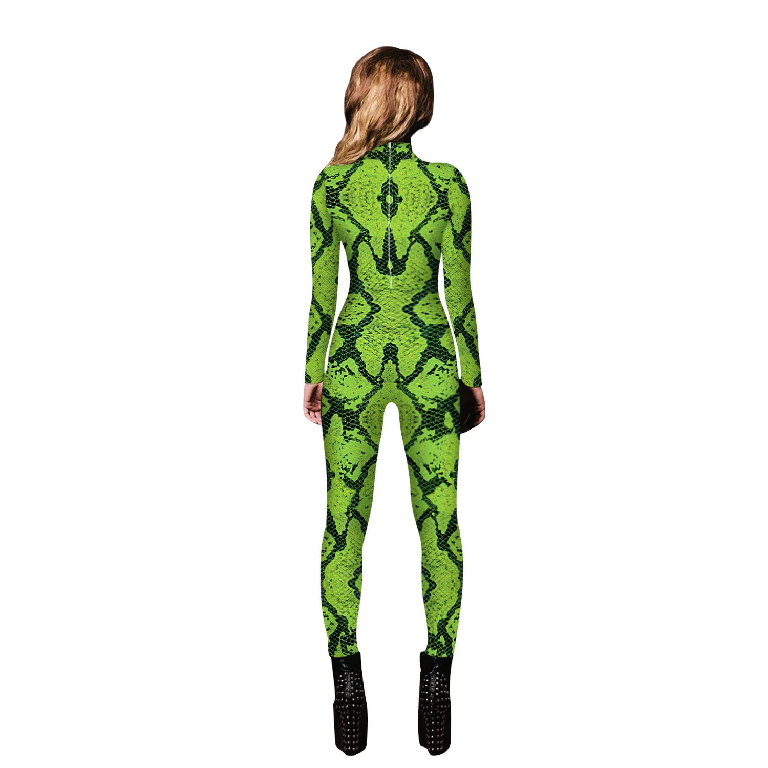 Костюм для косплея на Хэллоуин с цифровым принтом тигра и имитацией животных