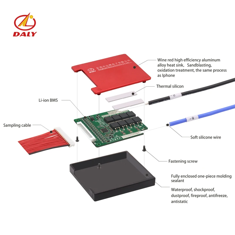 18650 6s LTO BMS 14 4 v 100A 120A 200A 250A литиевая батарея системная плата pcm pcb для магазина