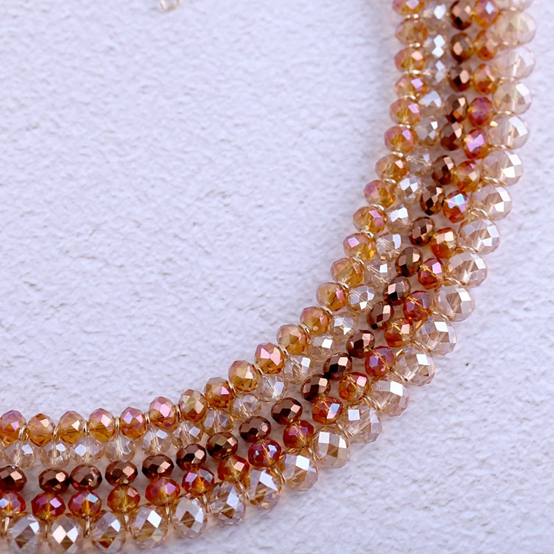 

DiLiCa Fashion Jewelry Sets for Women Handmade Crystal Beads Statement Necklace Earrings Set Earrings Necklaces Jewelry