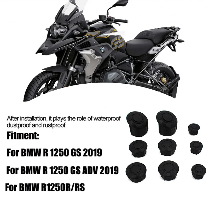 Набор колпачков на отверстия для 1250 рамы, для бмв R1250GS, LC R1250 R, 2019, GS, приключения, ADV