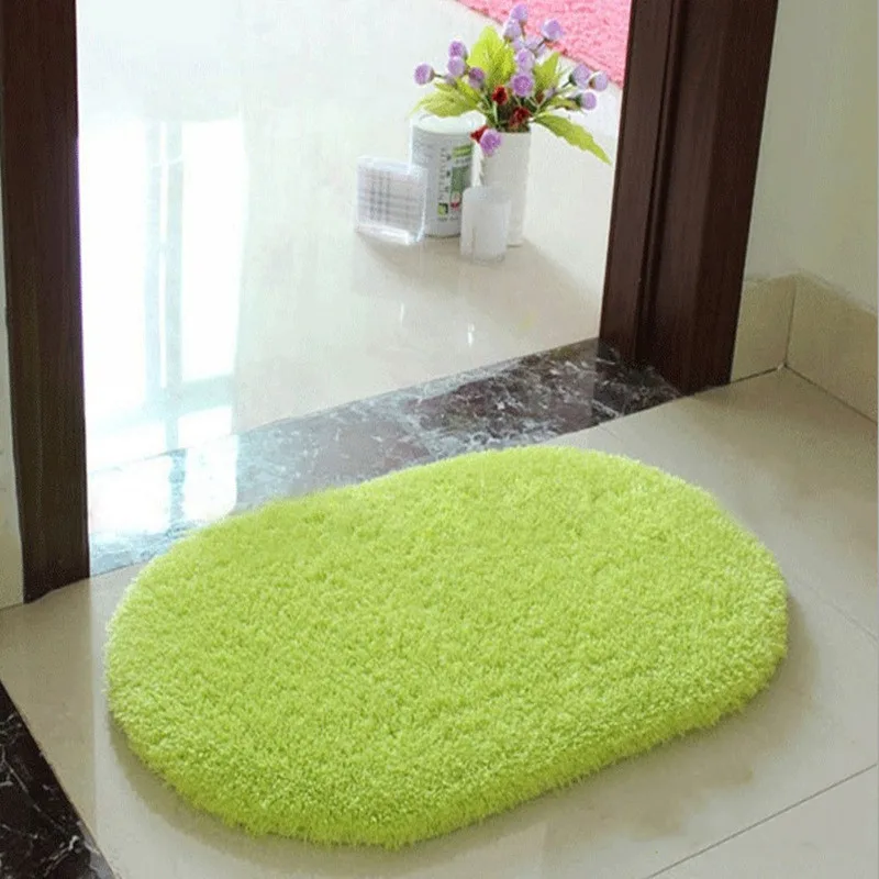 Овальный ковер из овечьего кашемира для кухни гостиной прихожей столов ванной