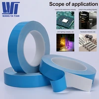 transfer double sided heat thermal conduct adhesive tape for led module chip pcb heatsink cpu instead 8805 rtv