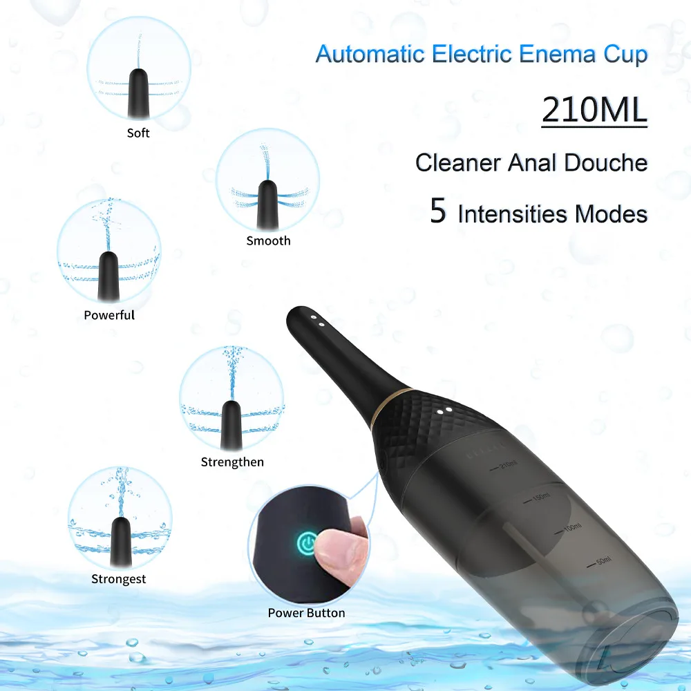 Automatic Anal Cleaner Enema Cleaning Container Vagina Douche Bulb Women Men Health Hygiene Tool Shower |