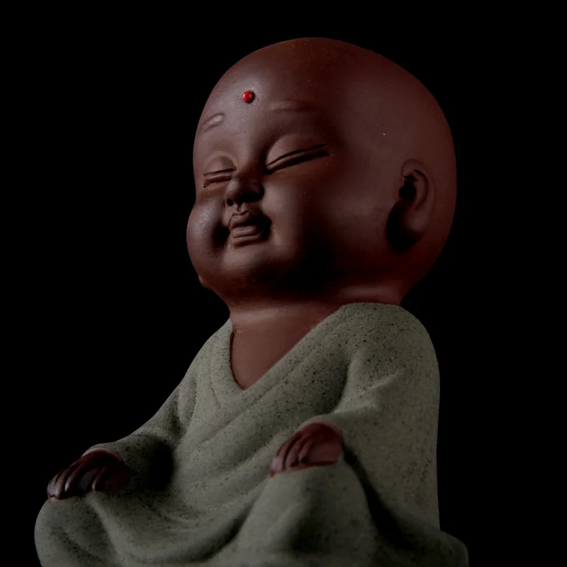 Украшение-монах керамическое Нефритовое в китайском стиле | Дом и сад