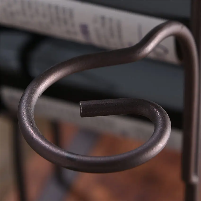 creative little sapling wine rack metal freestanding kitchen storage stand wine cabinet grape wine shelf display bar decorations free global shipping