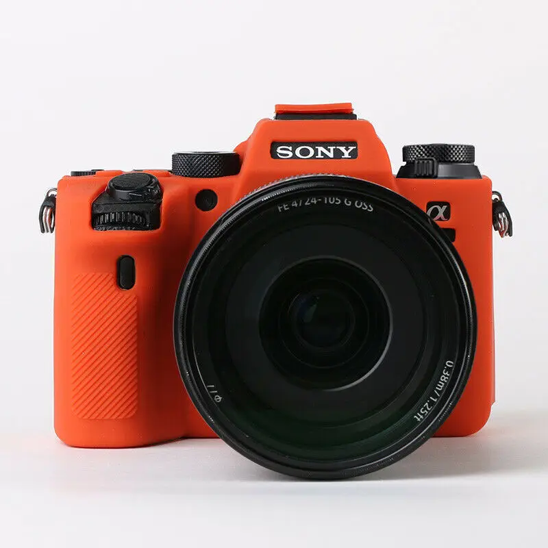 Мягкий силиконовый резиновый армированный чехол сумка крышка кожи DSLR Защитные