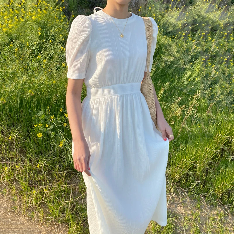 Женское винтажное платье SHENGPALAE свободное тонкое Элегантное Платье макси с