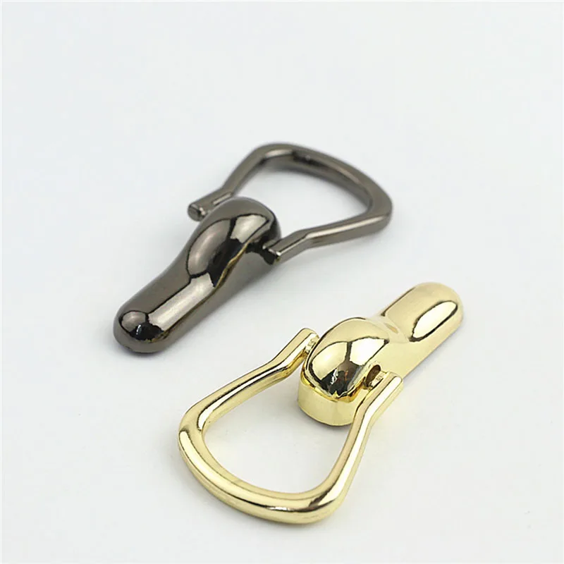 20pcs 21mm D Ring Hook Bag Side Clip Metal Screw Buckle DIY Bag Strap Hanging Ring Buckles Chain Screws Clasp Accessories