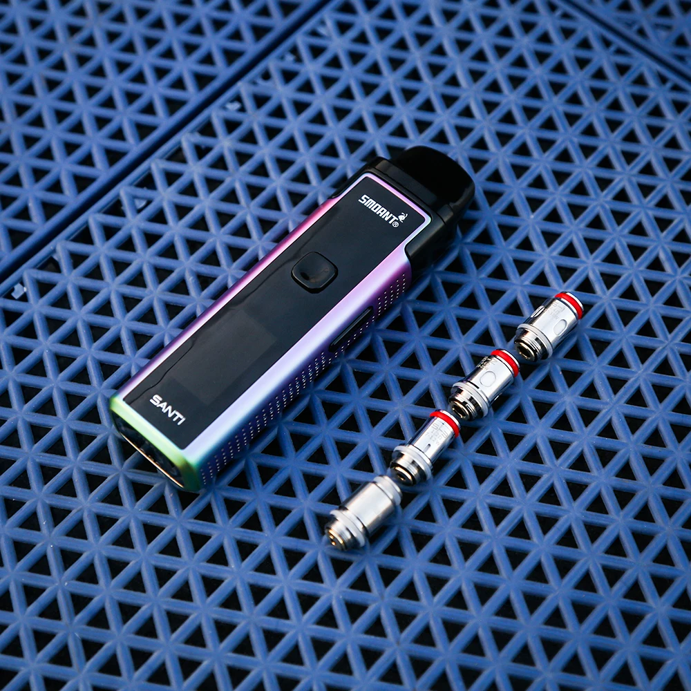Оригинальная система Smoant SANTI Pod 40 Вт 1100 мАч Встроенная батарея с картриджем 3 5 мл