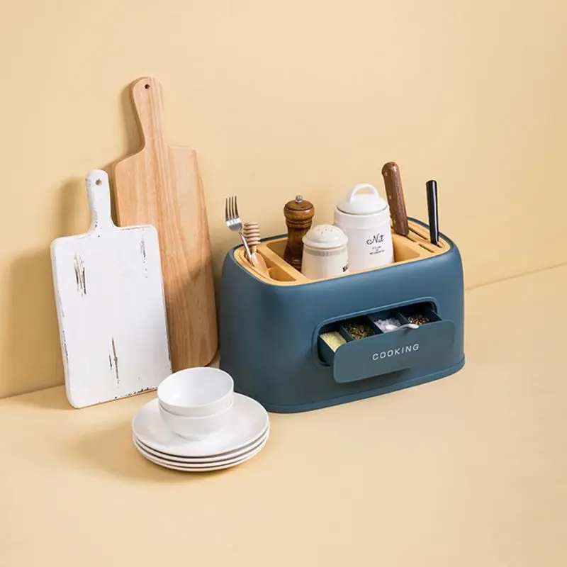 

Multifunction Seasoning Storage Spice Rack for Kitchen Worktop Simple Design Organizer Home Kitchen Storage Supplies