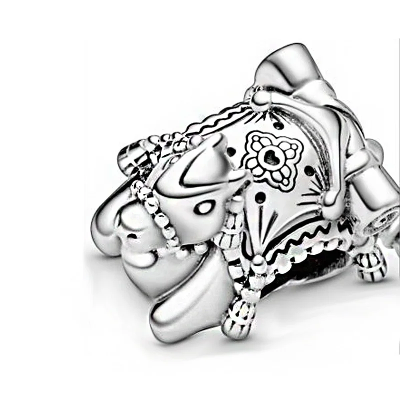 

The Second Summer New Latest Sterling Silver beads Afghan Charm fit Original Pandora Bracelets 100% 925 Sterling Silver DIY Lady