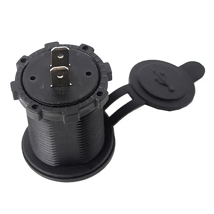 Водонепроницаемая розетка с 2 USB портами 12 В 1 А А|Кабели адаптеры и разъемы| |