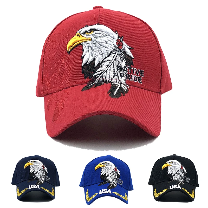 

Hot Men's Animal Farm Snap Back Trucker Hat Snapback Bone Patriotic American Eagle And American Flag Baseball Cap USA Embroidery
