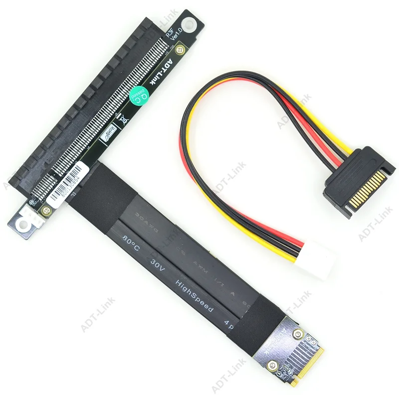 32G/bps PCI e 16x до M2 M.2 NGFF NVMe Key M 2230 2242 2260 2280 Riser Card Gen3.0 кабель PCIe x16 удлинитель с кабелем
