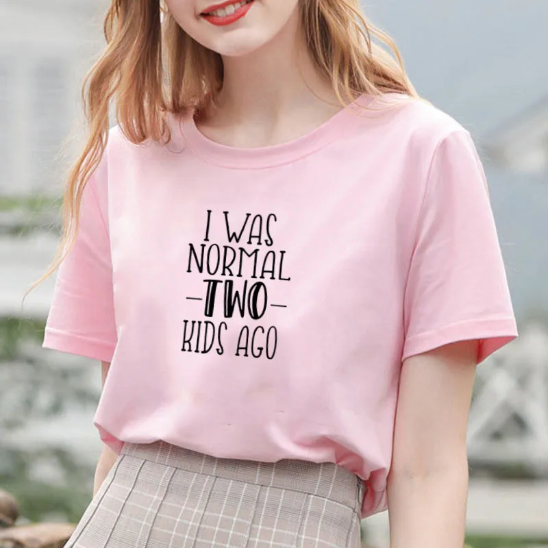 Женская футболка с коротким рукавом I'M A Mom хлопковая Футболка Boho белая Camiseta
