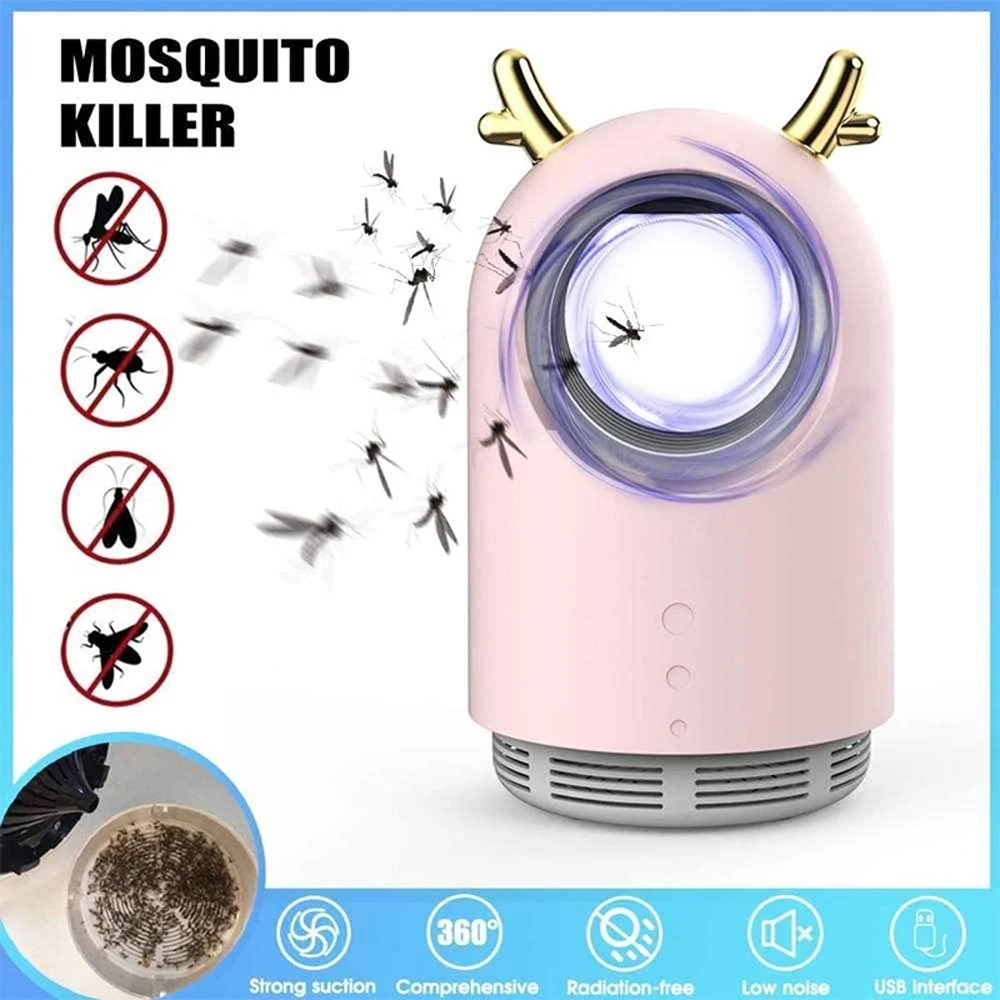 Электрический USB Отпугиватель комаров убийца светодиодный ультрафиолетовый